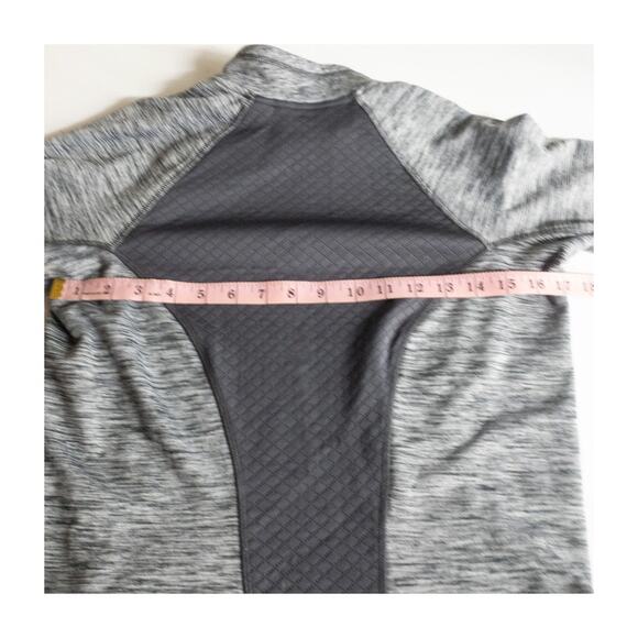 Eddie Bauer Gray Mock-Neck 1/4 Side Zip Pullover w/ Thumbholes M - Picture 9 of 15